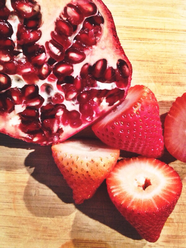 Pomegranate &Strawberry Smoothie