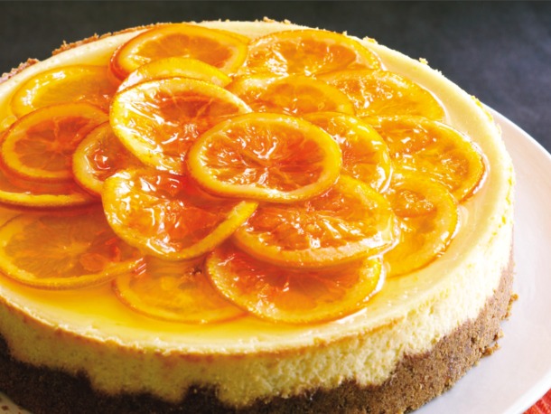 No-bake Cinnamon Orange Cheesecake