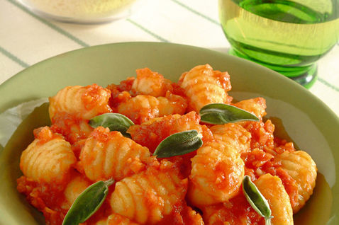 Potato Gnocchi with Tomato Sauce