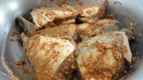 Bangda pieces marinated