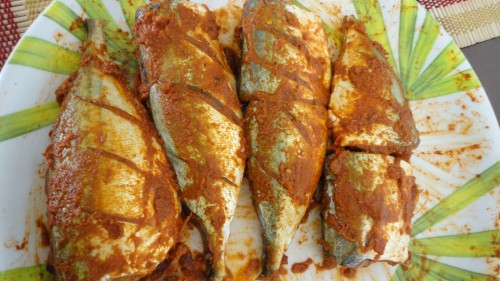 Marinated mackerels