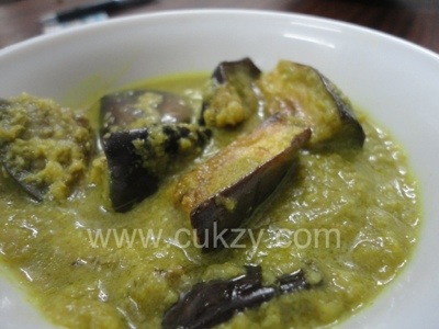 Aubergine or Eggplant Curry