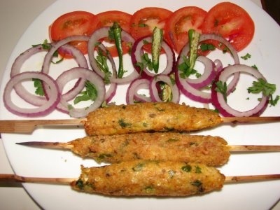 Vegetable Seekh Kebab