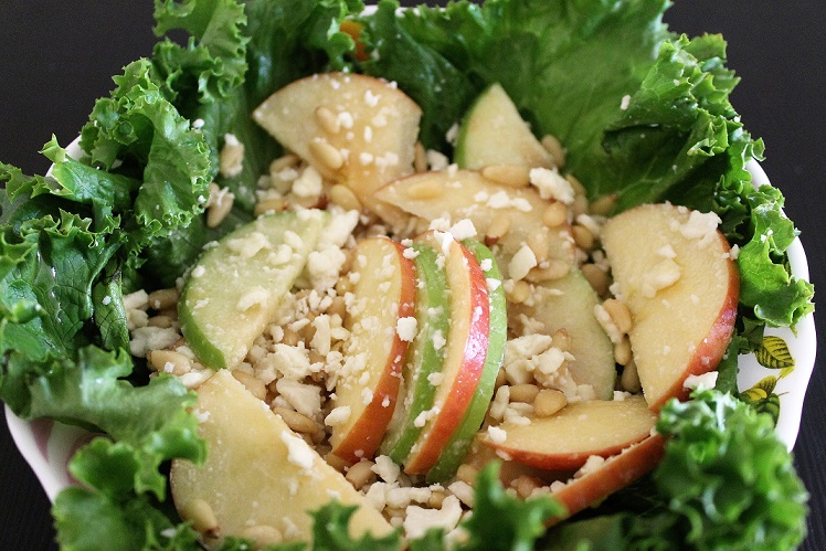 Apple and Pine Nuts Salad