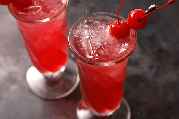 Shirley Temple – Pomegranate, Lime, Ginger