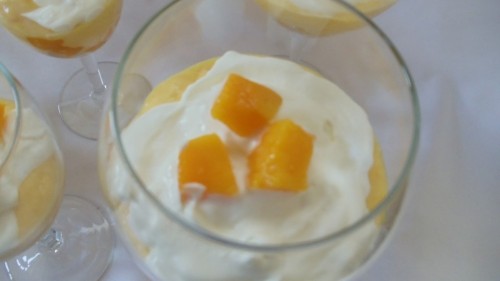 Mango souffle